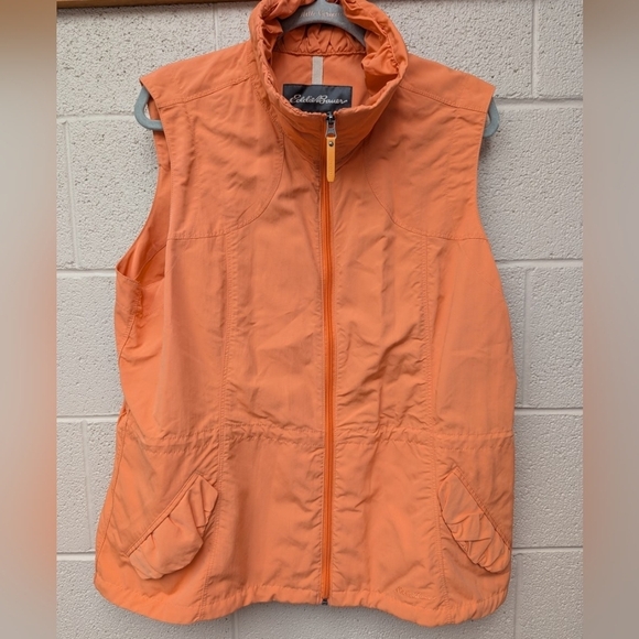 Eddie Bauer Travex size 2XL Vest in orange drawstring waist - Picture 1 of 15